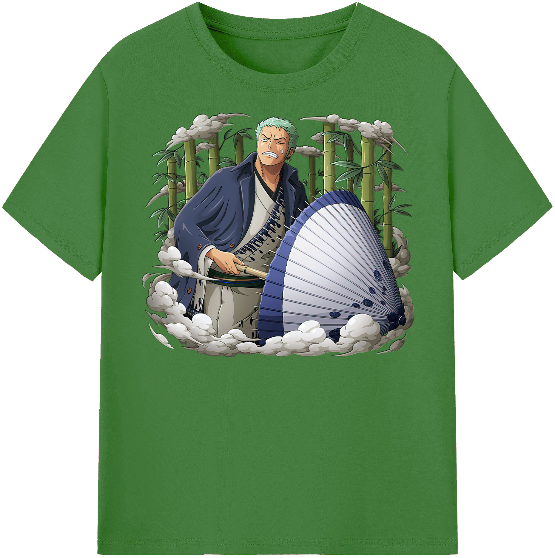 ワンピース ロロノア・ゾロ ONE PIECE Roronoa Zoro レディースカジュアルプリントTシャツ（綿100％）